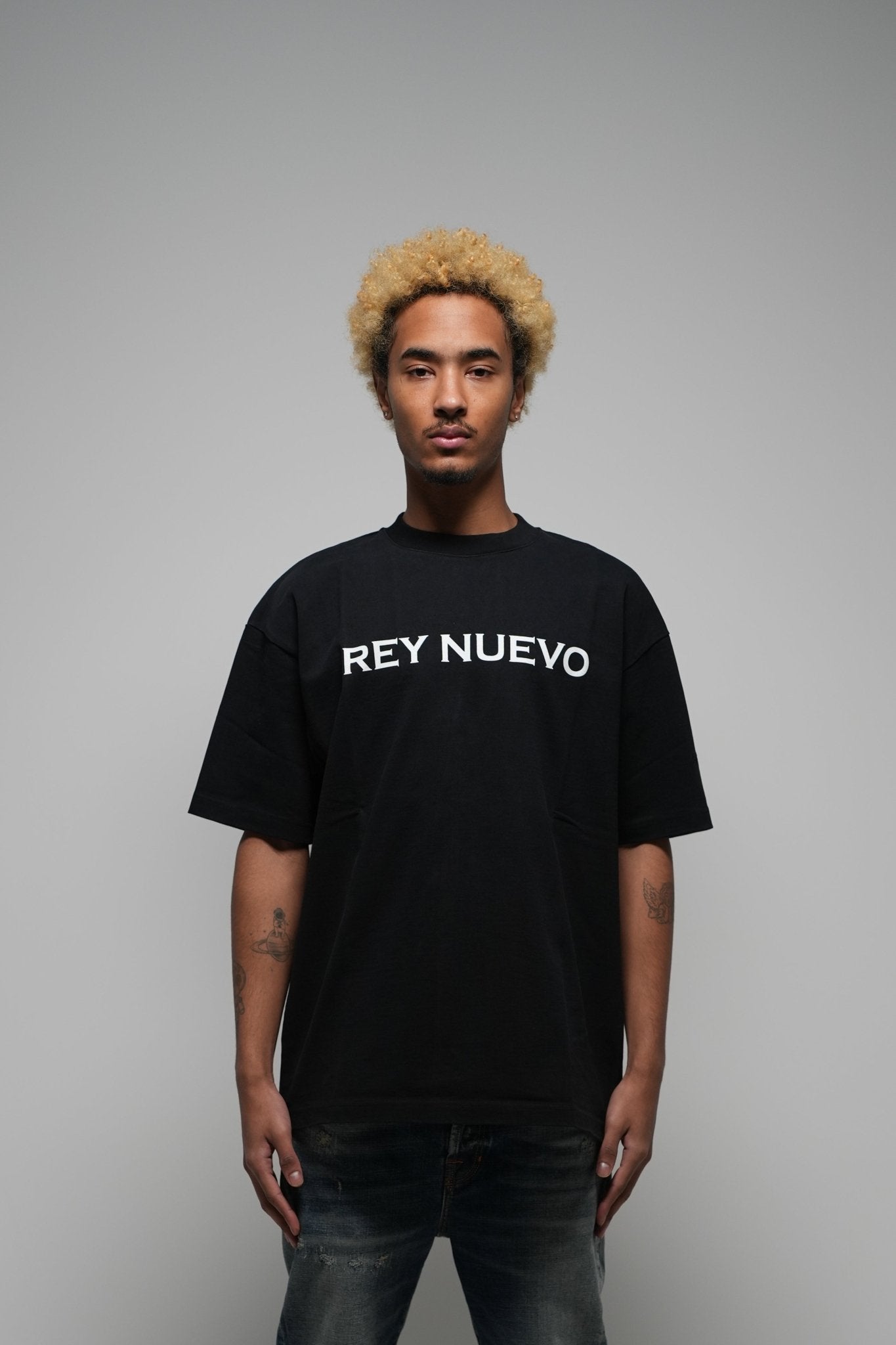 Classic Rey Nuevo T-Shirt Black - Rey Nuevo Clothing