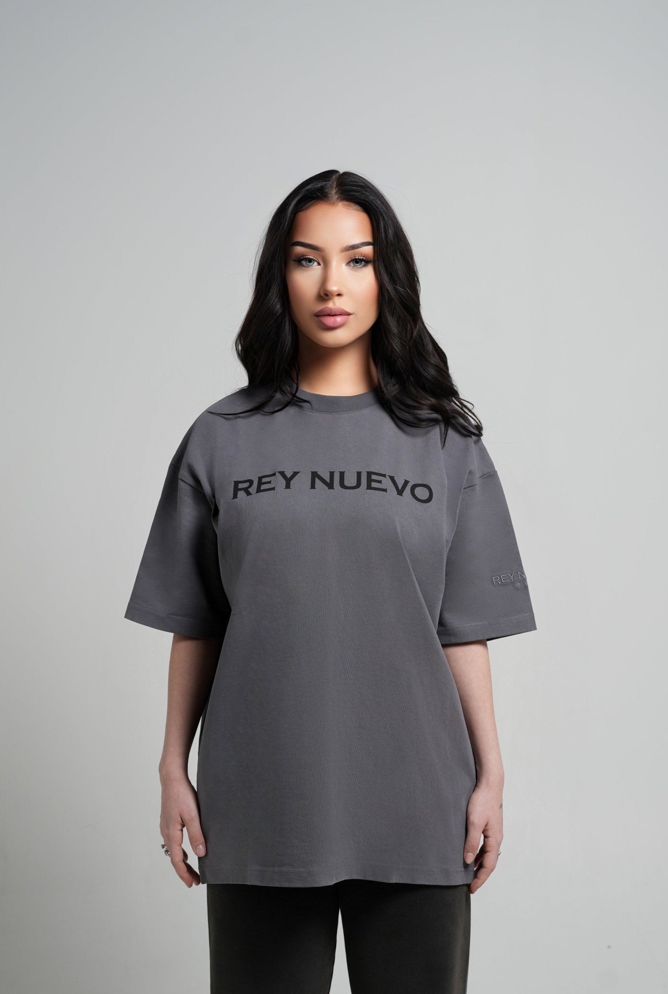 Classic Rey Nuevo T-Shirt Grey - Rey Nuevo Clothing