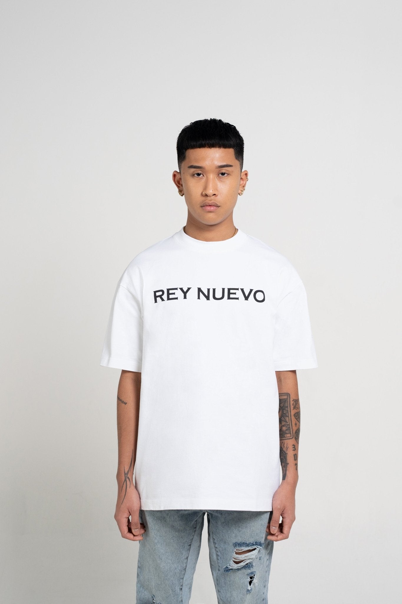 Classic Rey Nuevo T-shirt White - Rey Nuevo Clothing