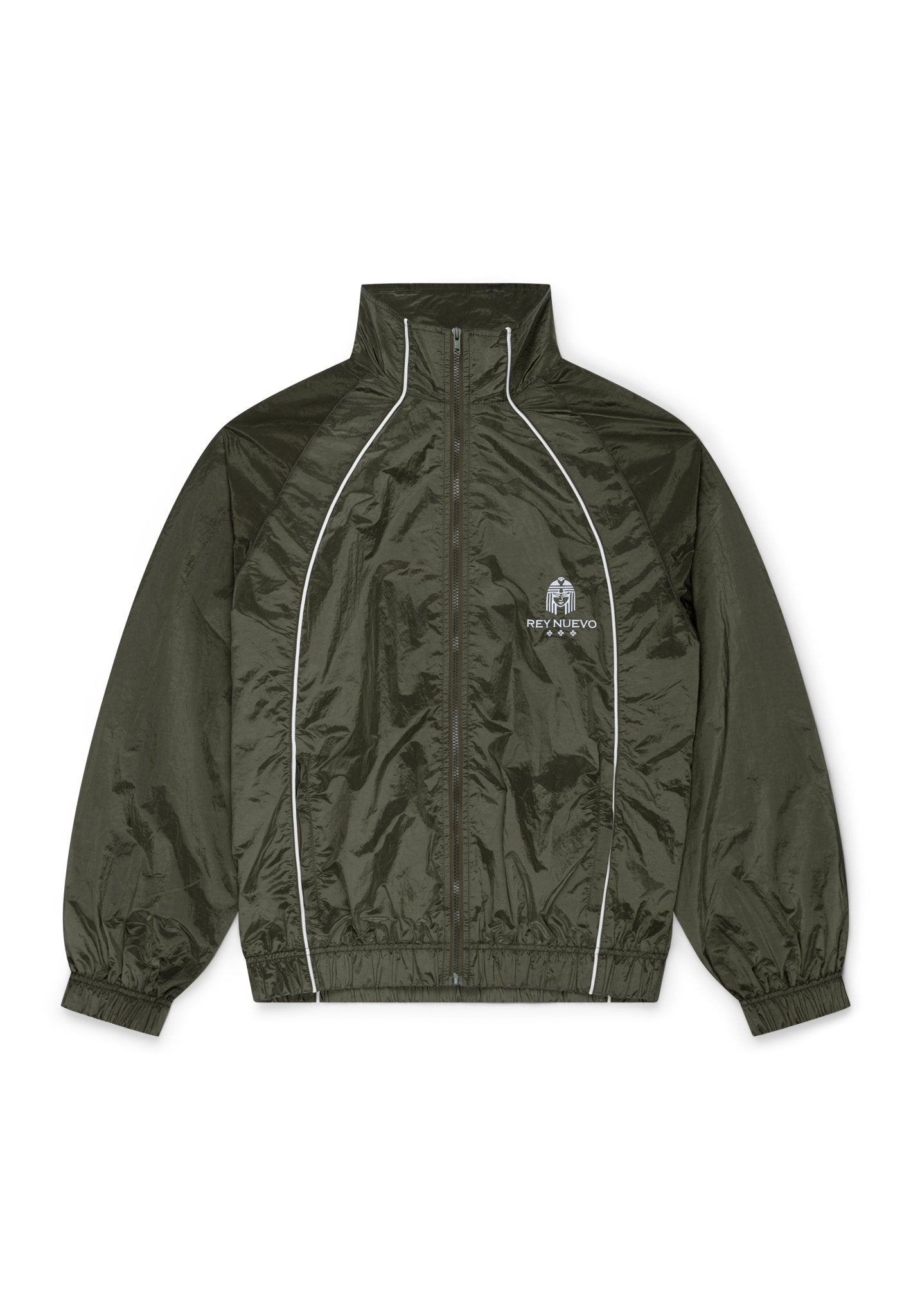 CROWN LEGECY JACKET (ARMY GREEN) - Rey Nuevo Clothing