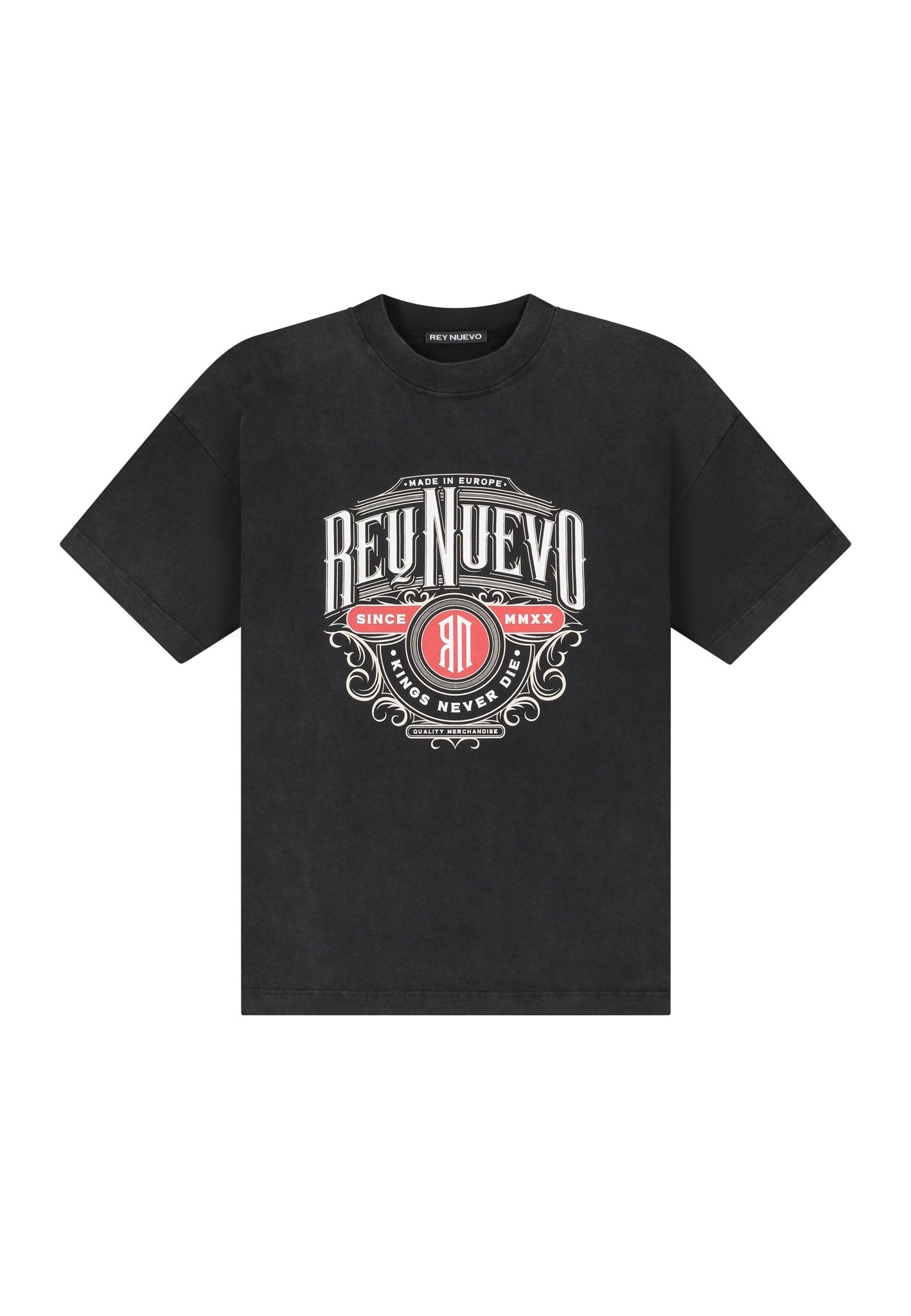 Frequency T-Shirt (Washed Black) - Rey Nuevo Clothing
