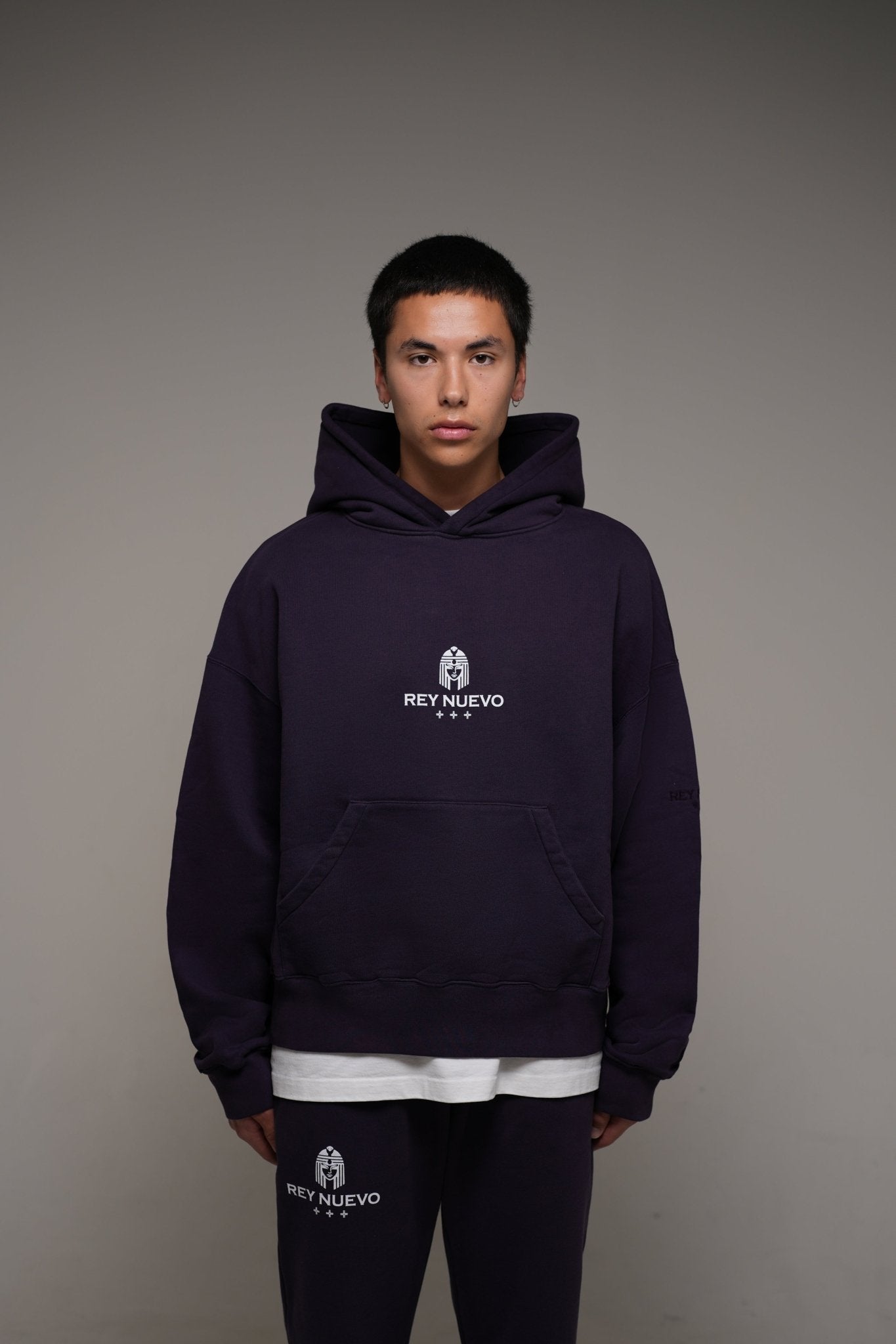 Imperial hoodie (purple) - Rey Nuevo Clothing