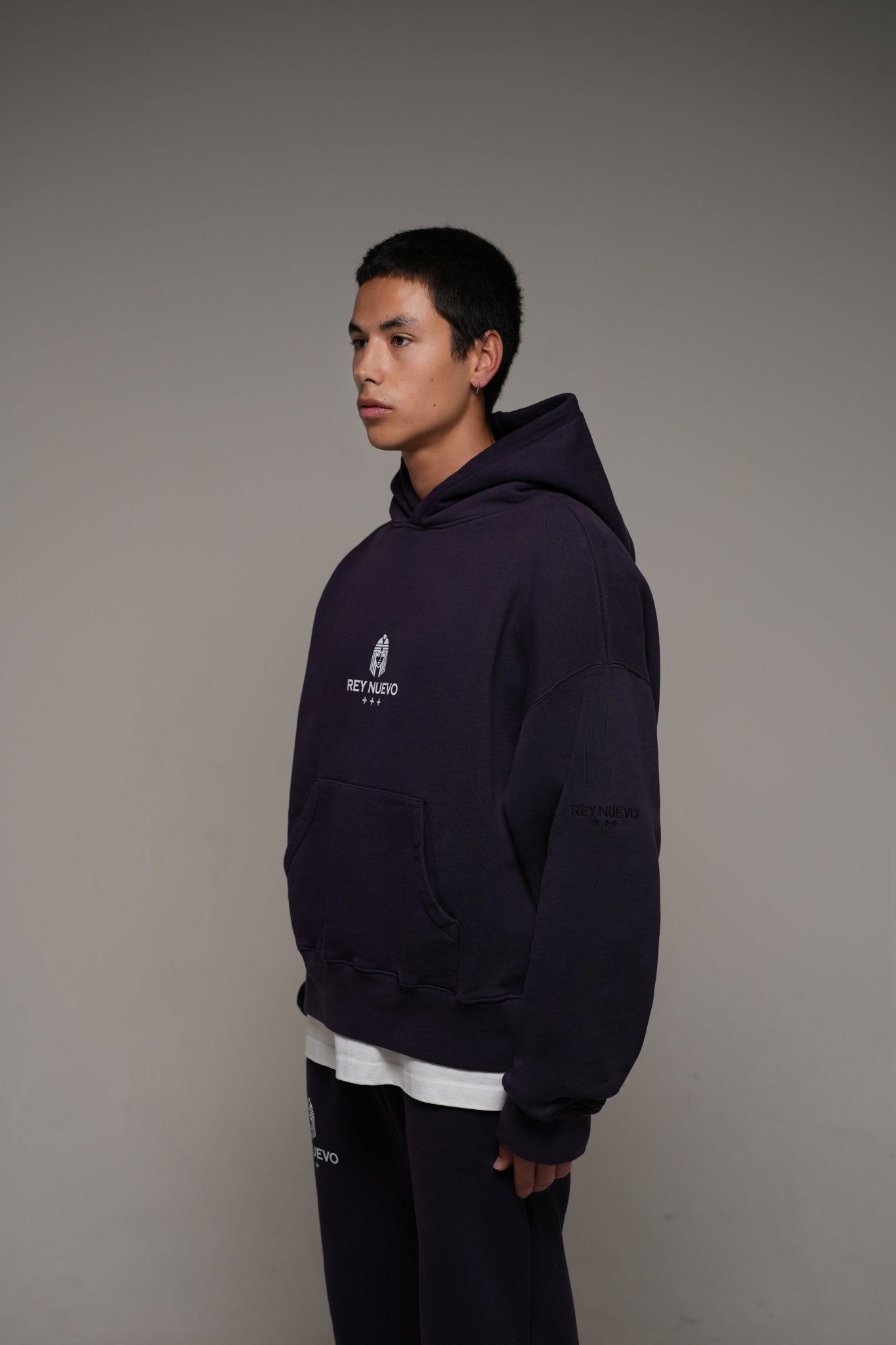 Imperial hoodie (purple) - Rey Nuevo Clothing