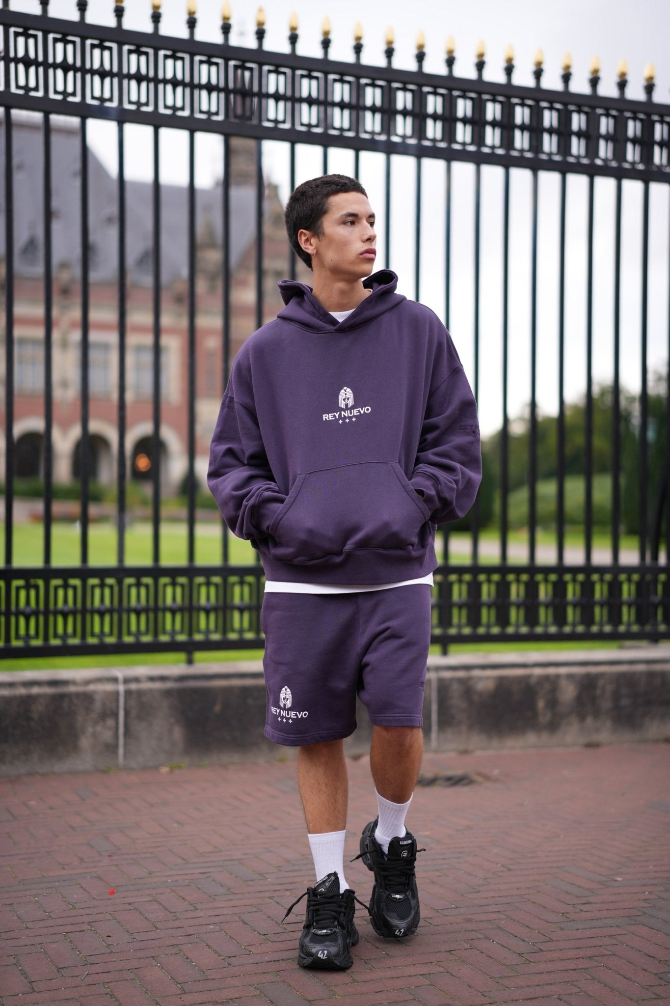 imperial sweatshorts - Rey Nuevo Clothing