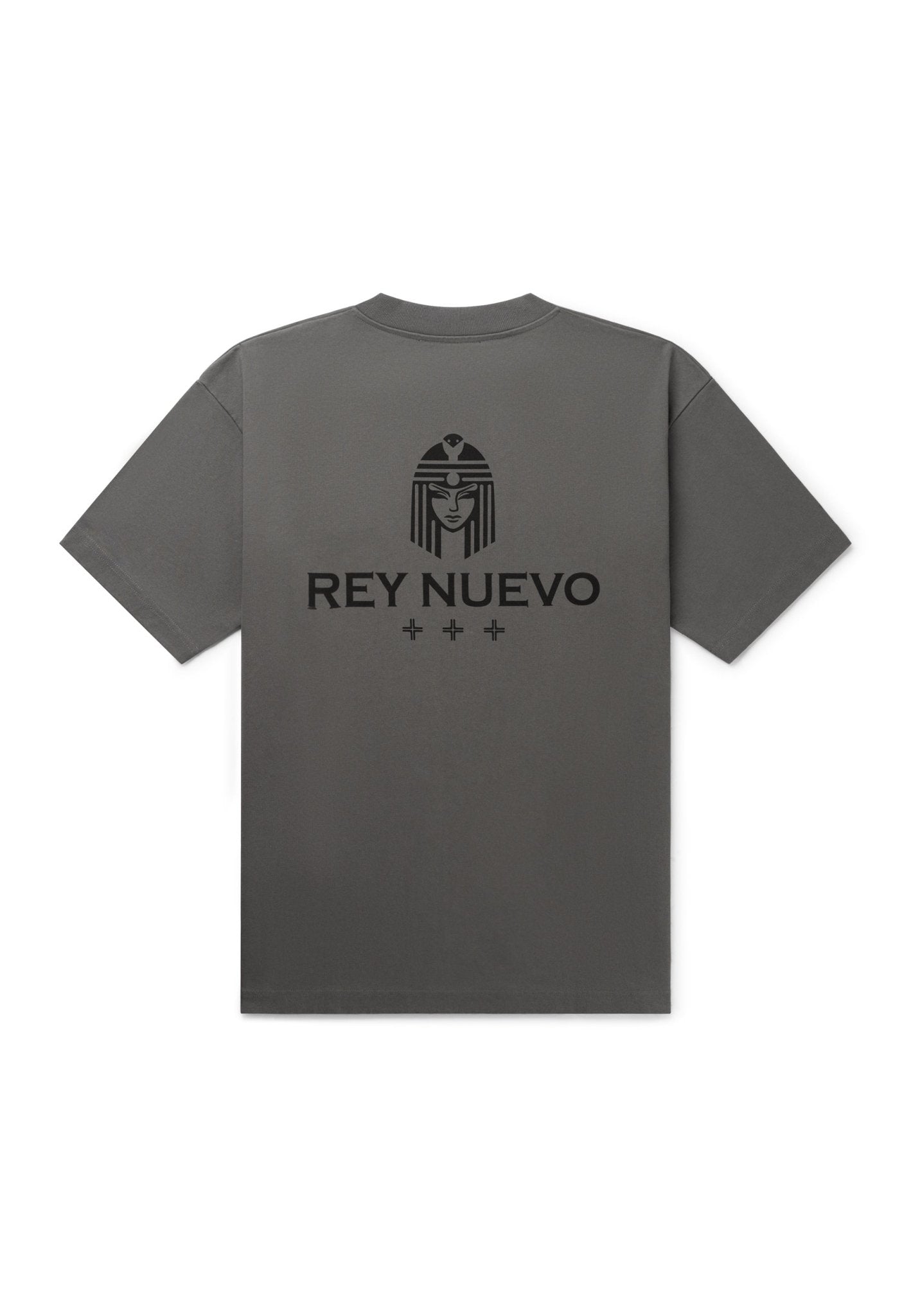 IMPERIAL T - SHIRT GREY (BLACK LOGO) - Rey Nuevo Clothing