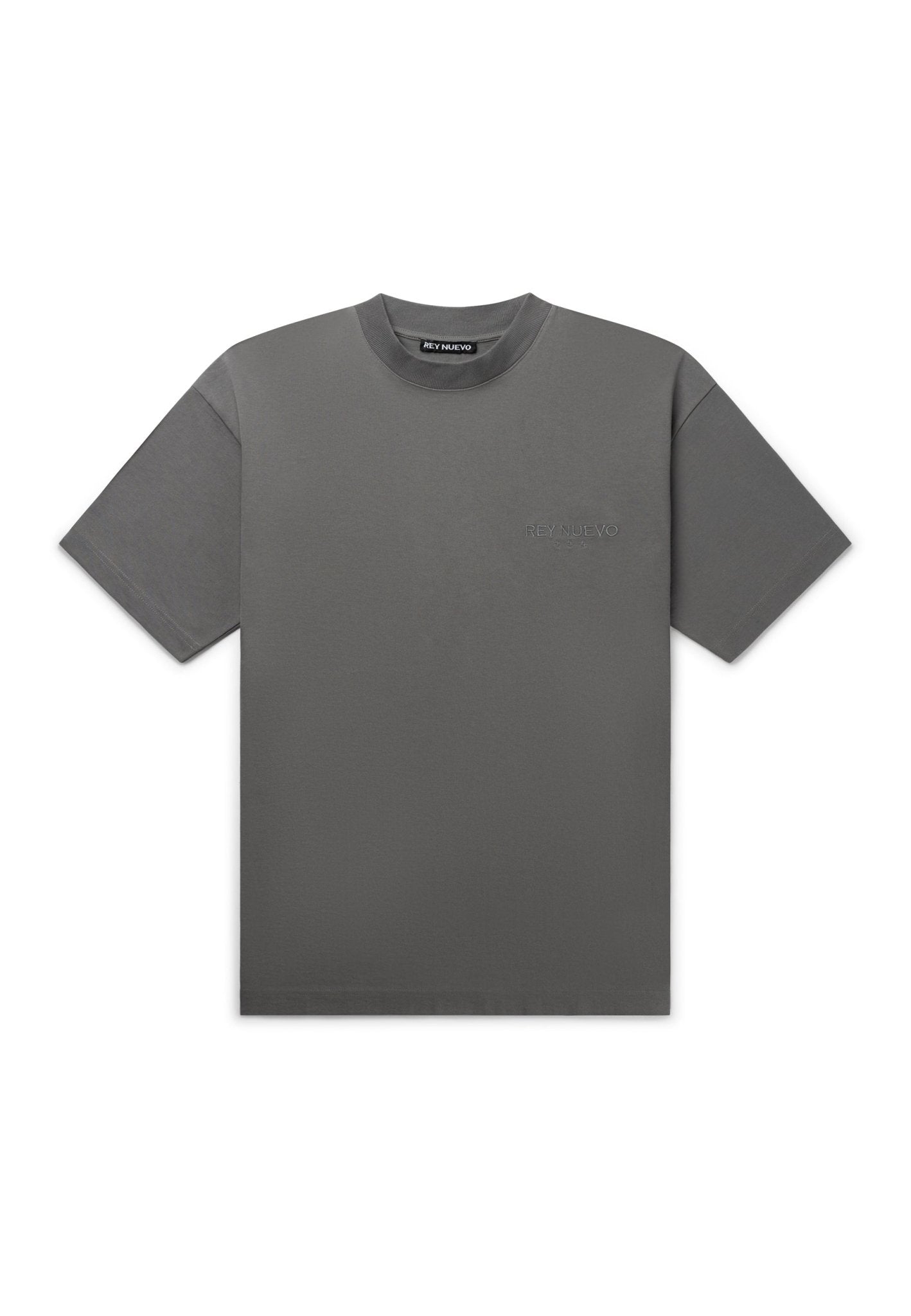 IMPERIAL T - SHIRT GREY (BLACK LOGO) - Rey Nuevo Clothing