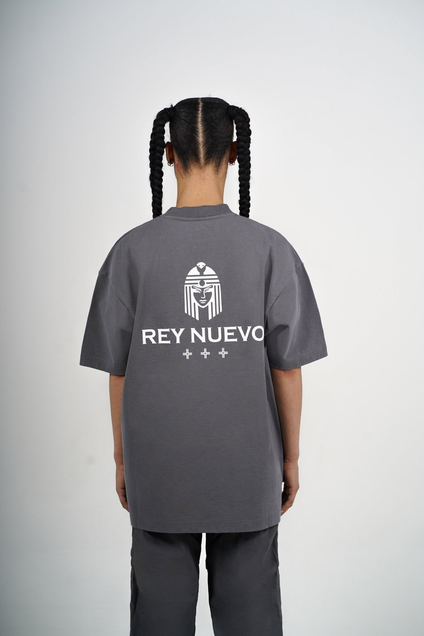 Imperial T-Shirt Grey (White Logo) - Rey Nuevo Clothing