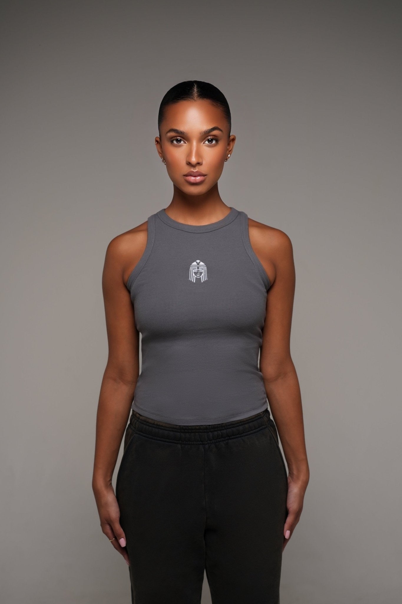IMPERIAL TANKTOP (GREY) - Rey Nuevo Clothing