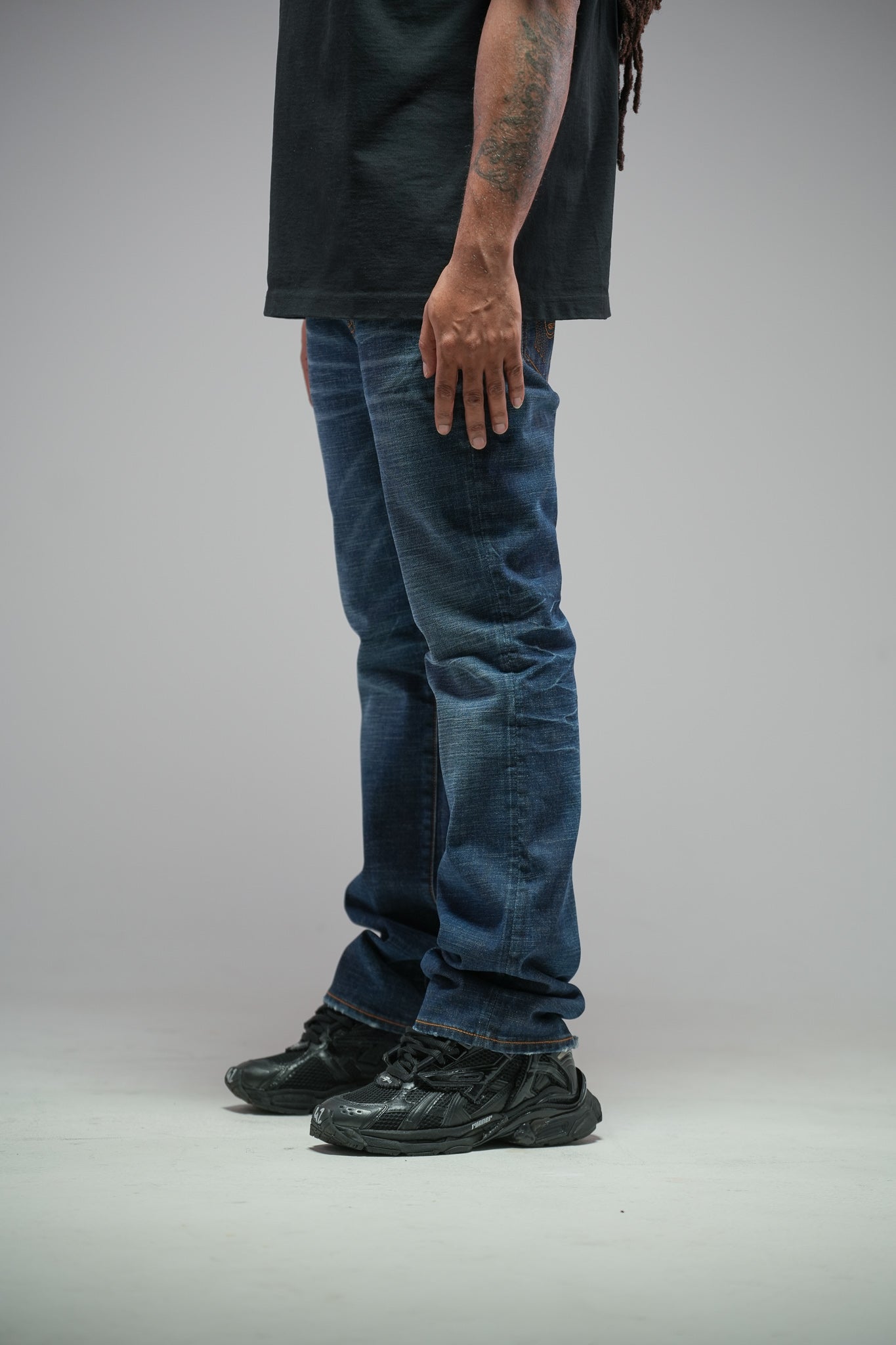 RAIN WAVE JEANS - Rey Nuevo Clothing