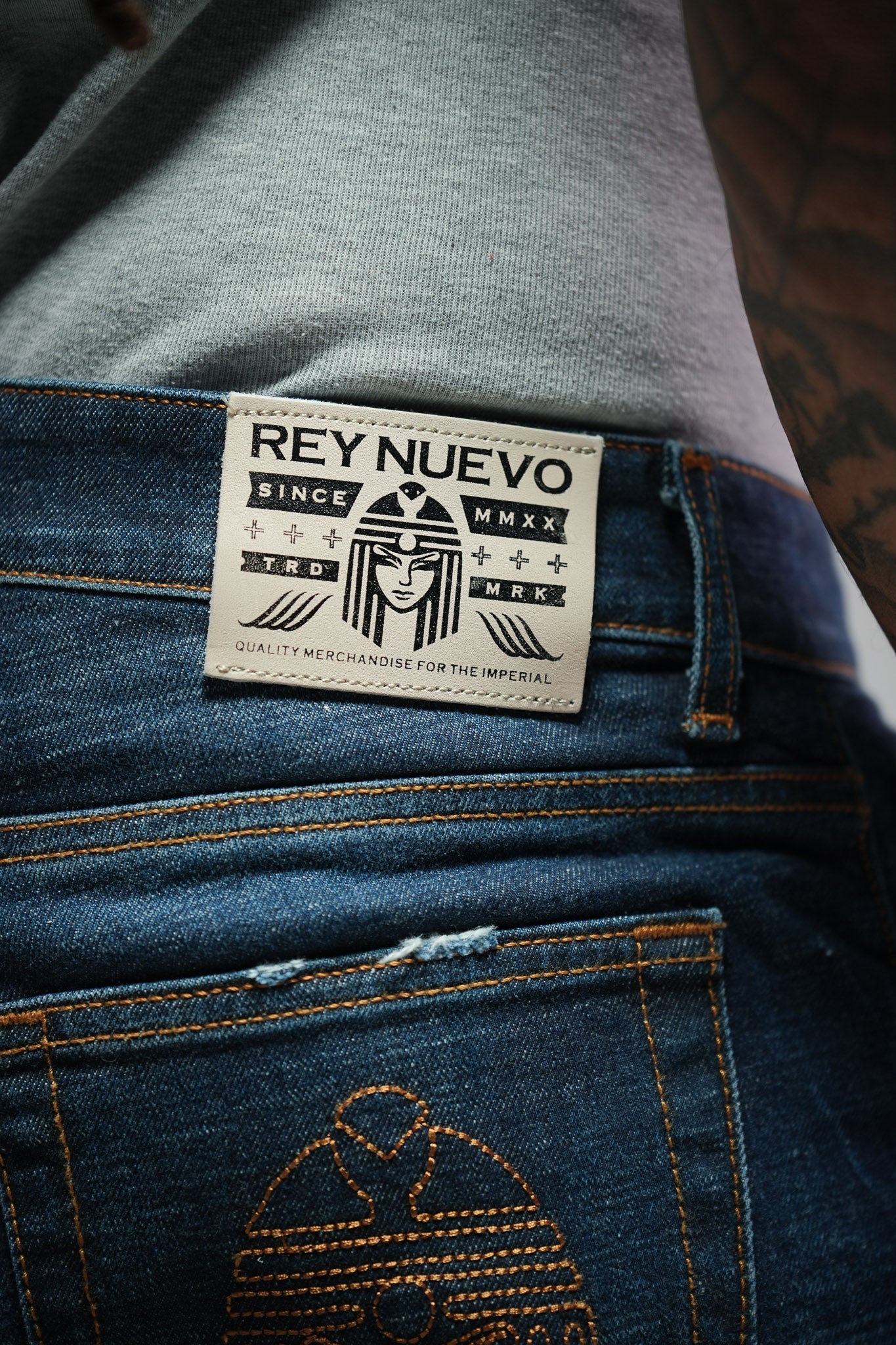 RAIN WAVE JEANS - Rey Nuevo Clothing