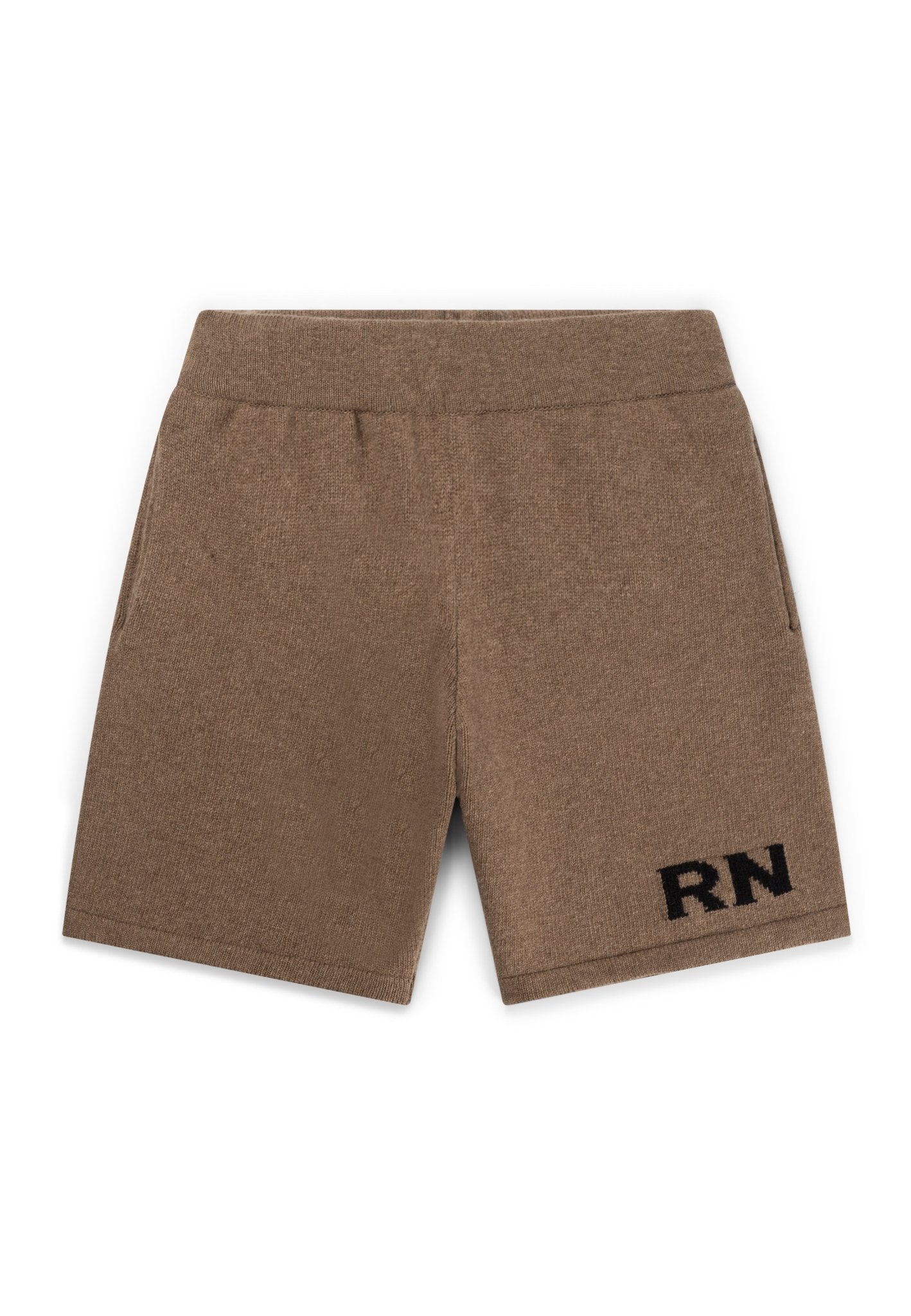 rn knitted shorts (brown) - Rey Nuevo Clothing