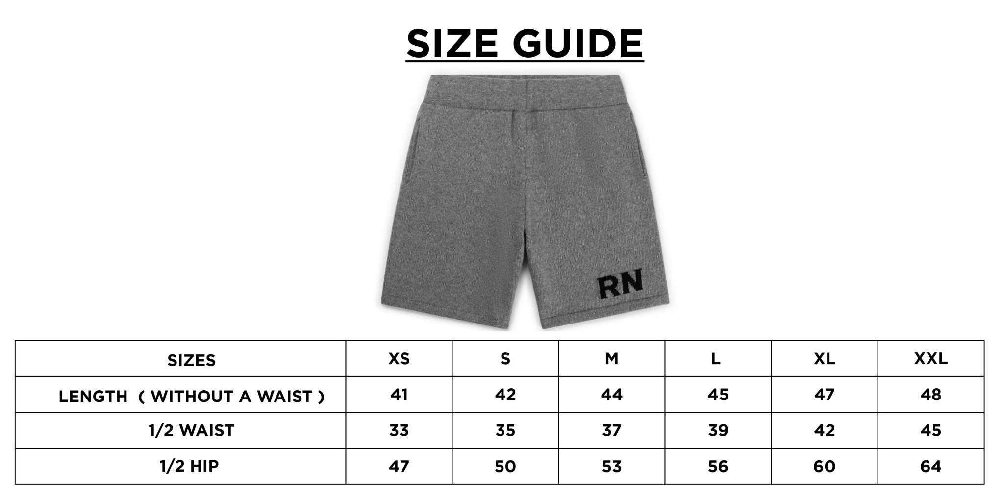 RN KNITTED SHORTS (grey) - Rey Nuevo Clothing