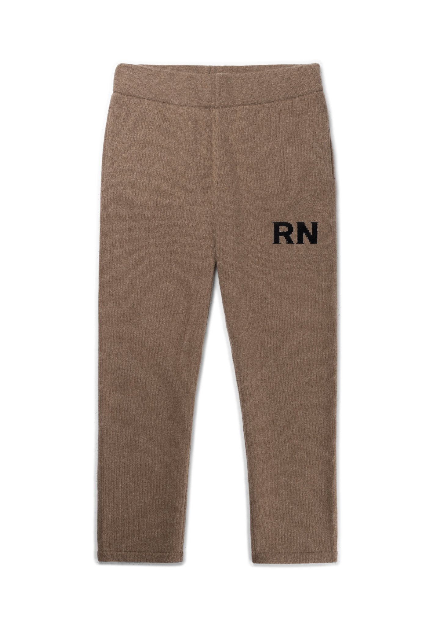 RN KNITTED TROUSERS (BROWN) - Rey Nuevo Clothing