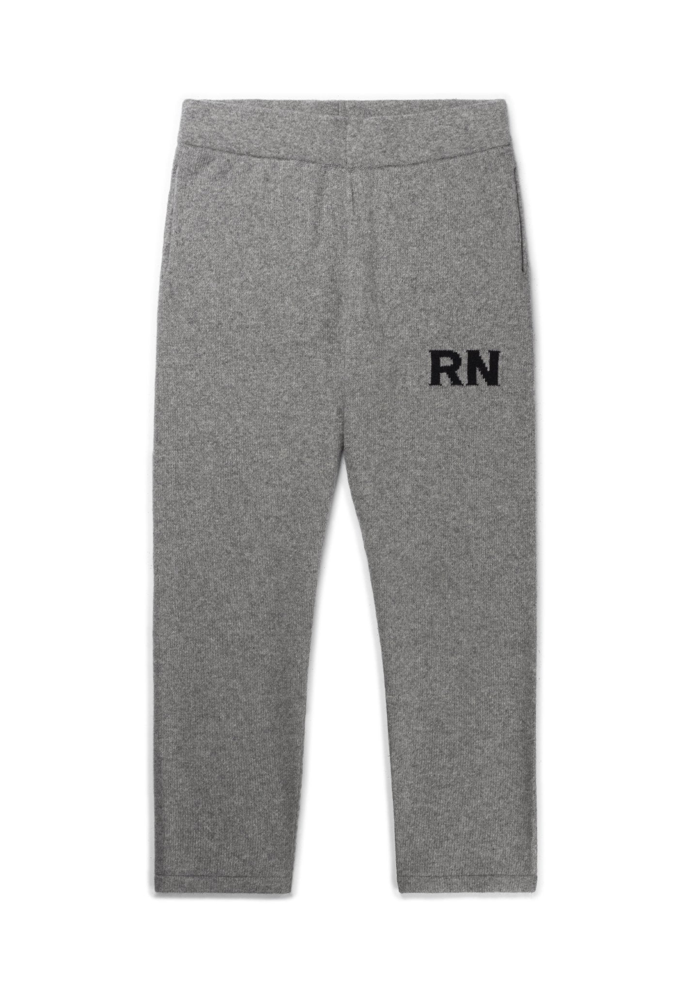 RN KNITTED TROUSERS (GREY) - Rey Nuevo Clothing