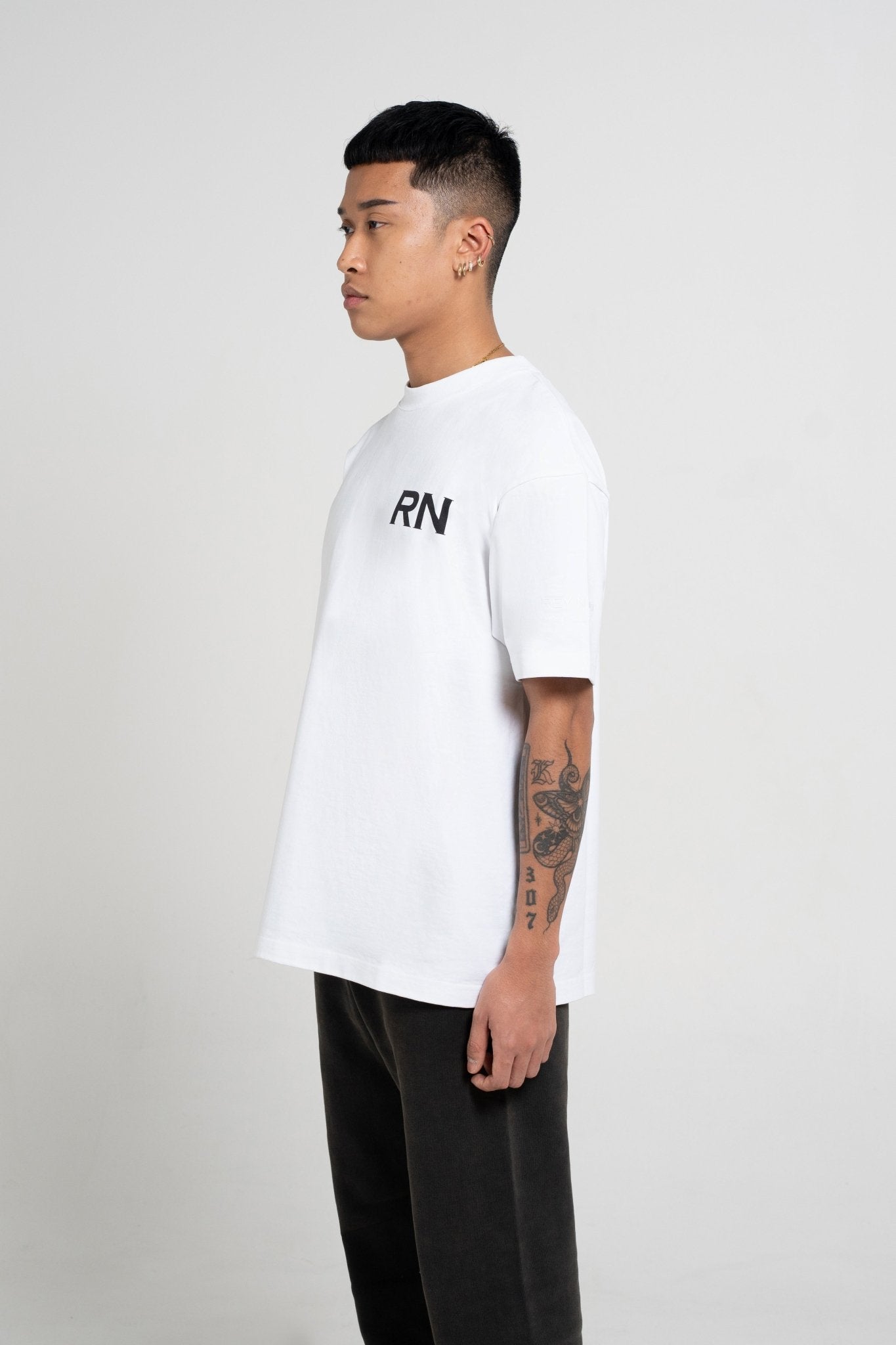 RN T - SHIRT WHITE - Rey Nuevo Clothing