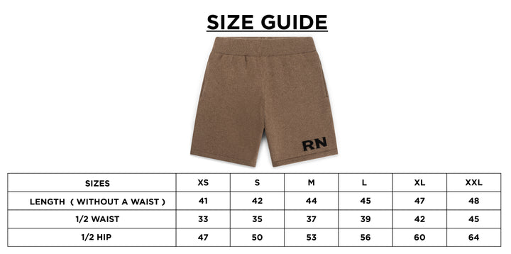 rn knitted shorts (brown)
