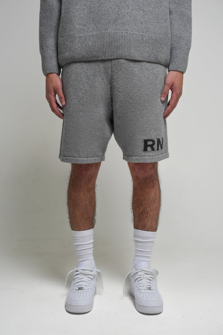 RN KNITTED SHORTS (grey)