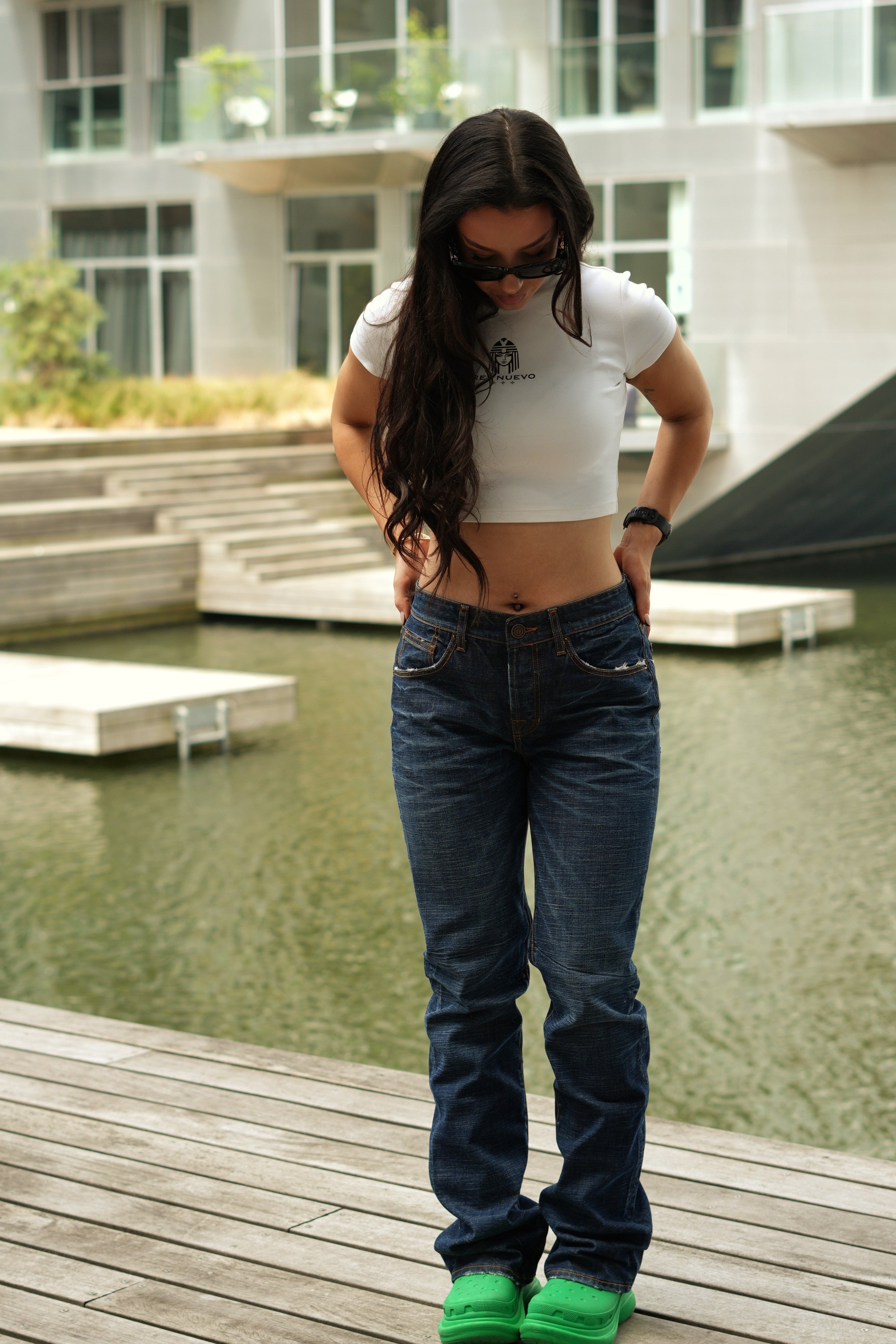 Imperial Crop TOP (WHITE)