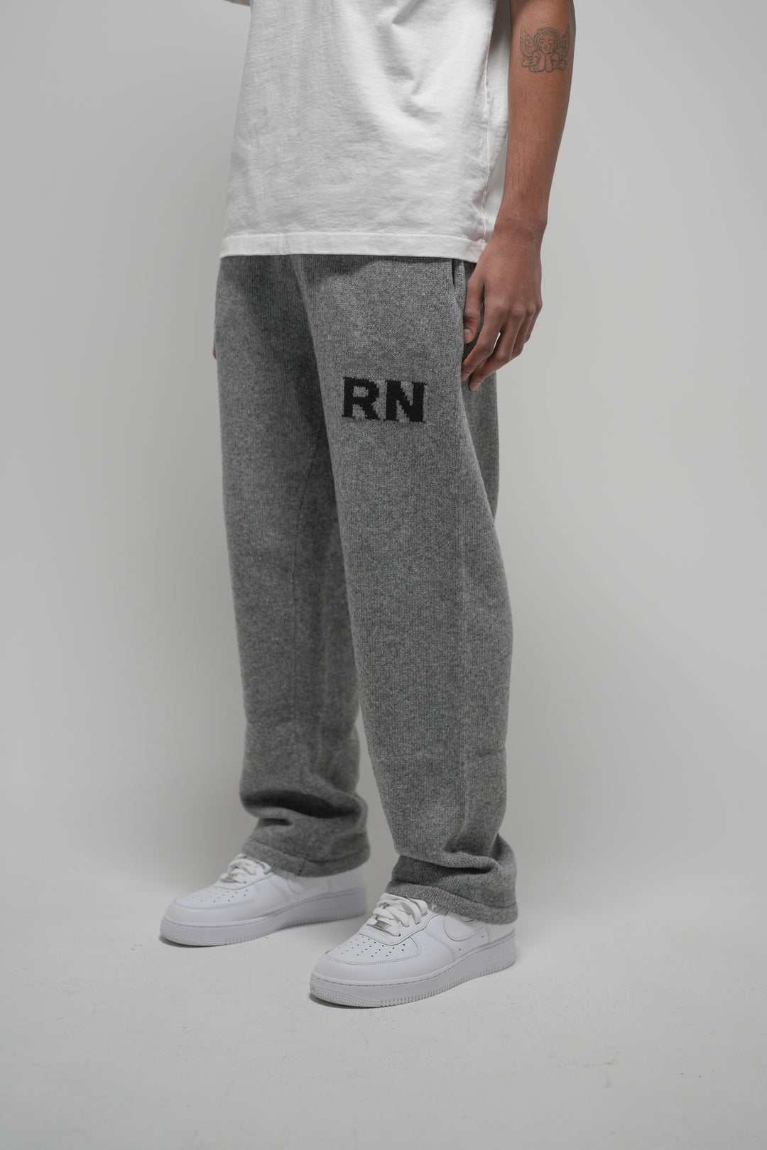 RN KNITTED TROUSERS (GREY)