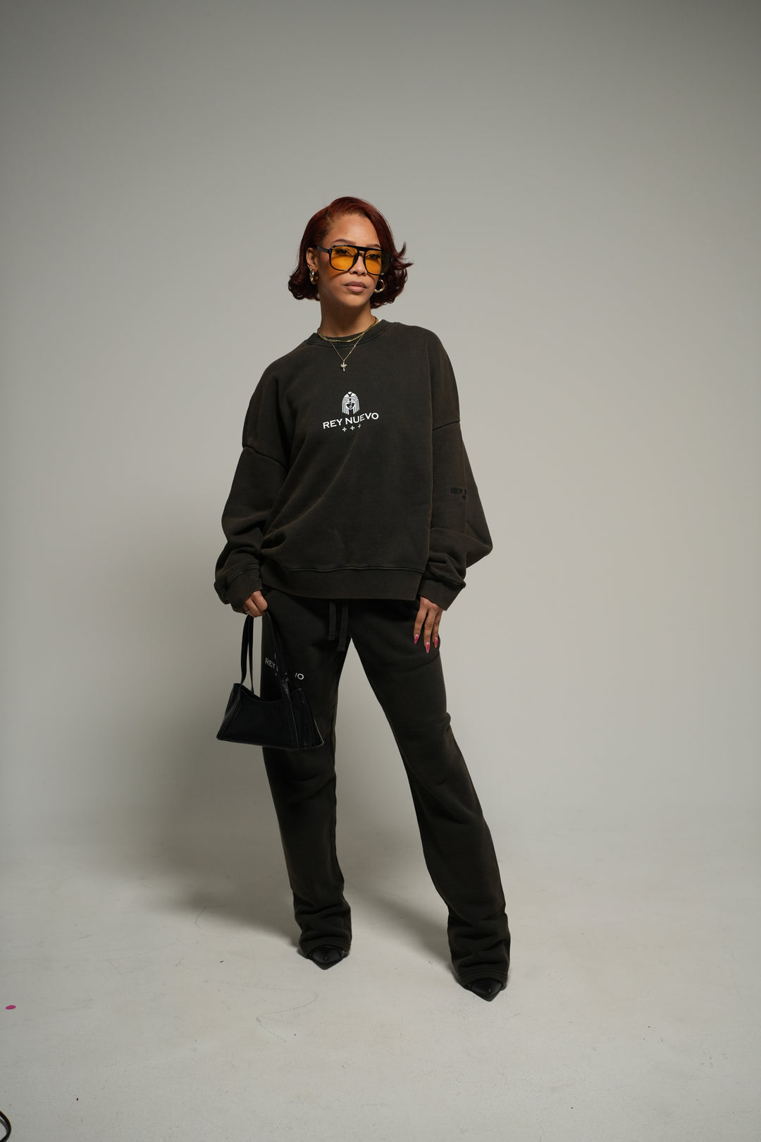 IMPERIAL SWEATERS (WASHED BLACK)