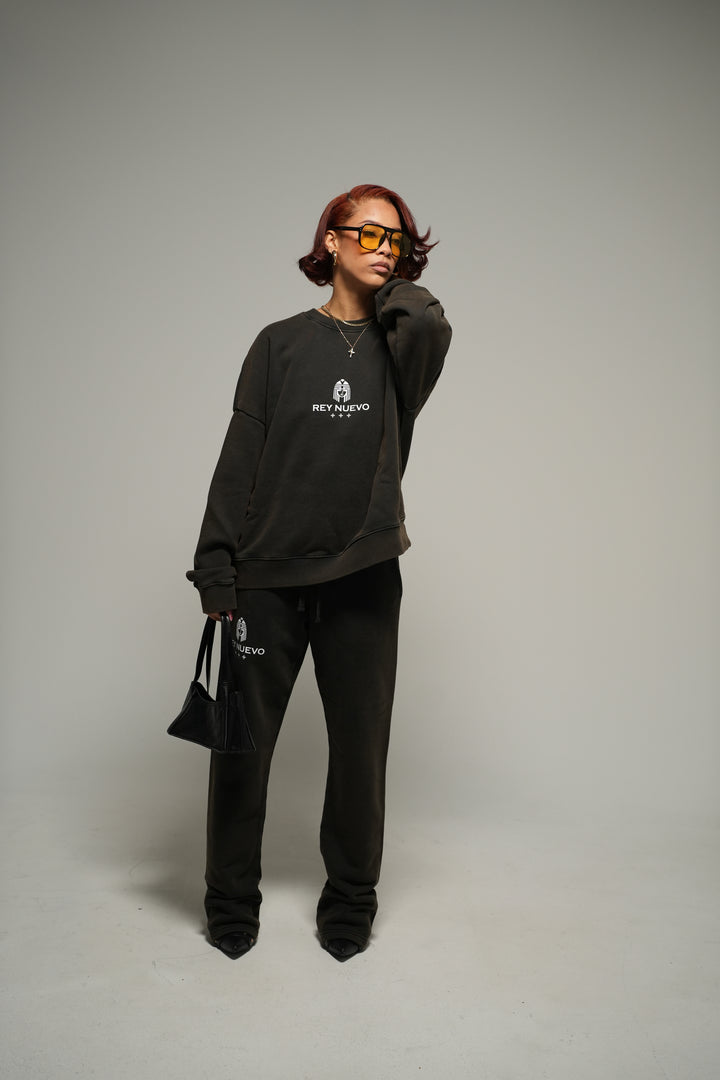 IMPERIAL SWEATERS (WASHED BLACK)