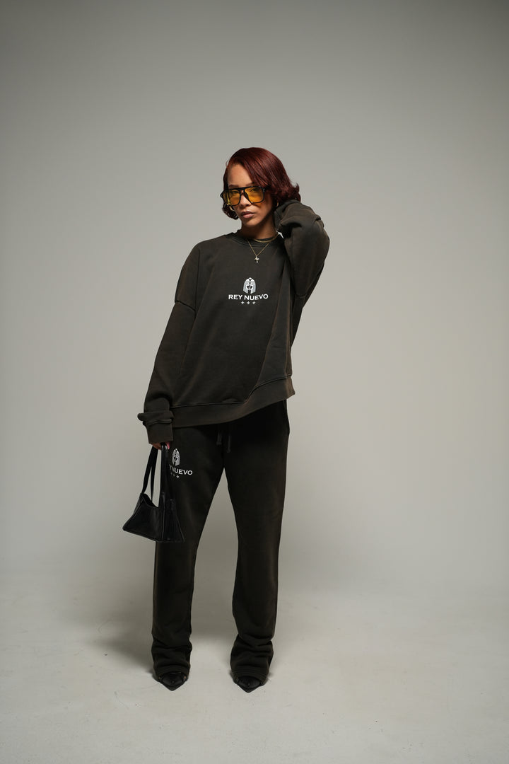 IMPERIAL SWEATERS (WASHED BLACK)