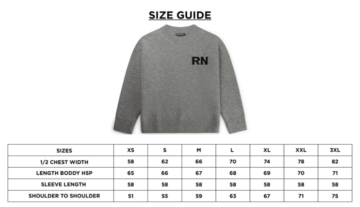 RN Grey Knitted Sweater