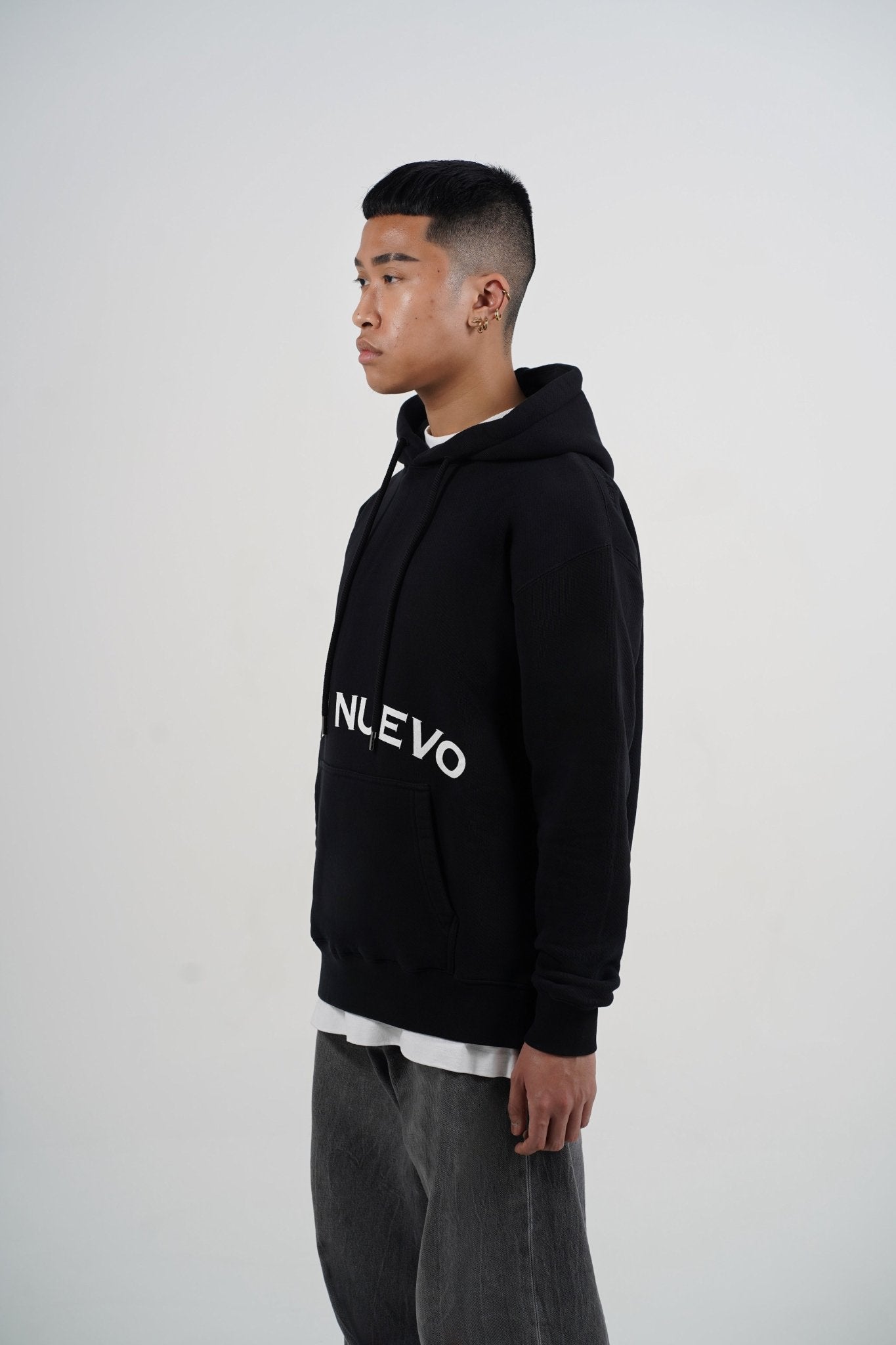 Black Hoodie - Rey Nuevo Clothing