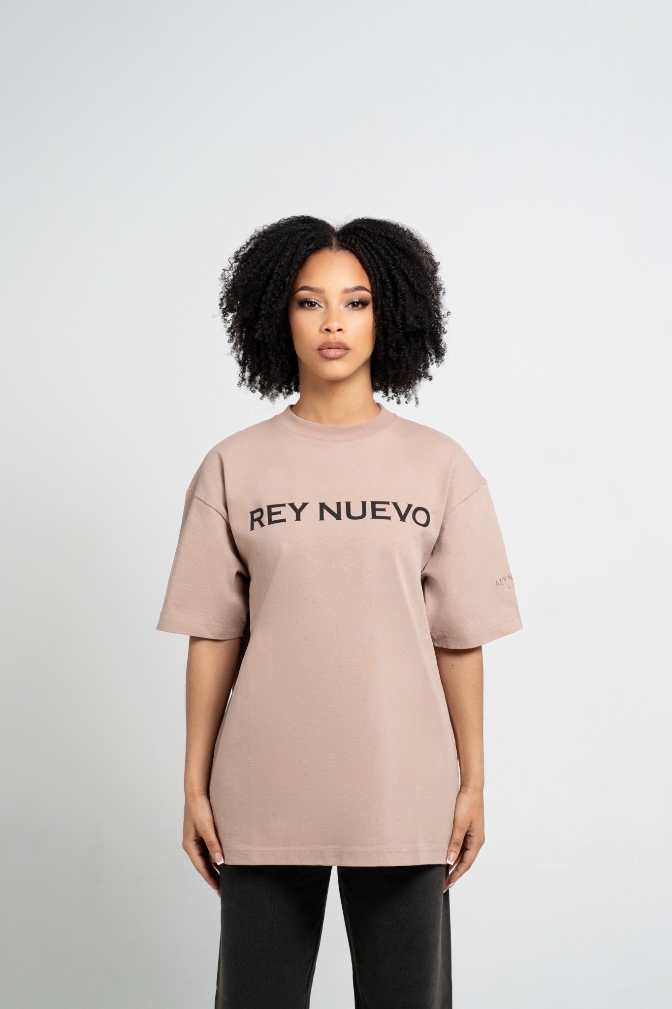 Classic Rey Nuevo T-Shirt Beige - Rey Nuevo Clothing