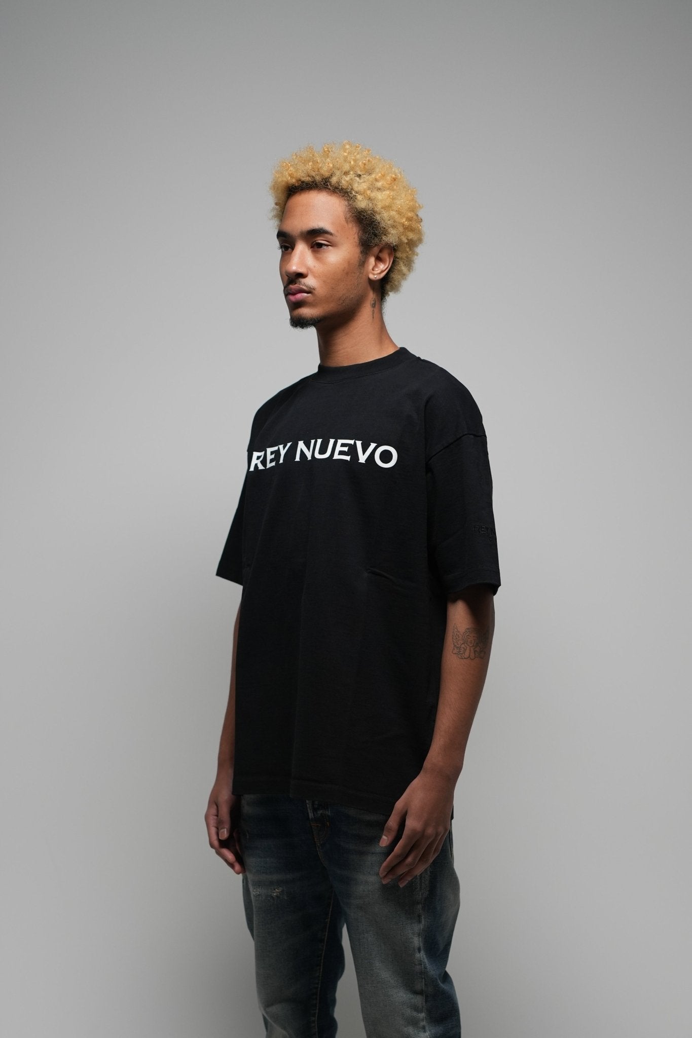 Classic Rey Nuevo T-Shirt Black - Rey Nuevo Clothing