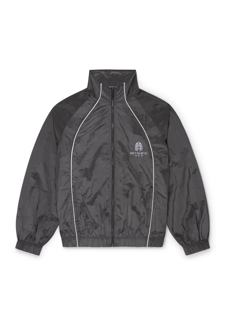 crown legacy track jacket (gray) - Rey Nuevo Clothing