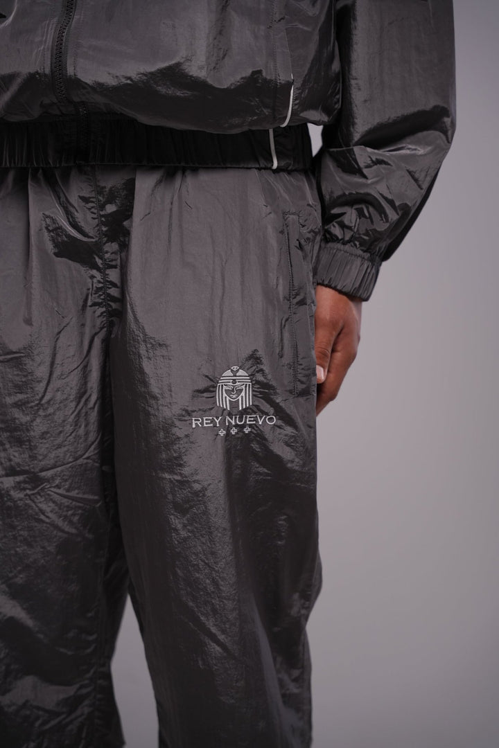crown legacy track pants (gray) - Rey Nuevo Clothing