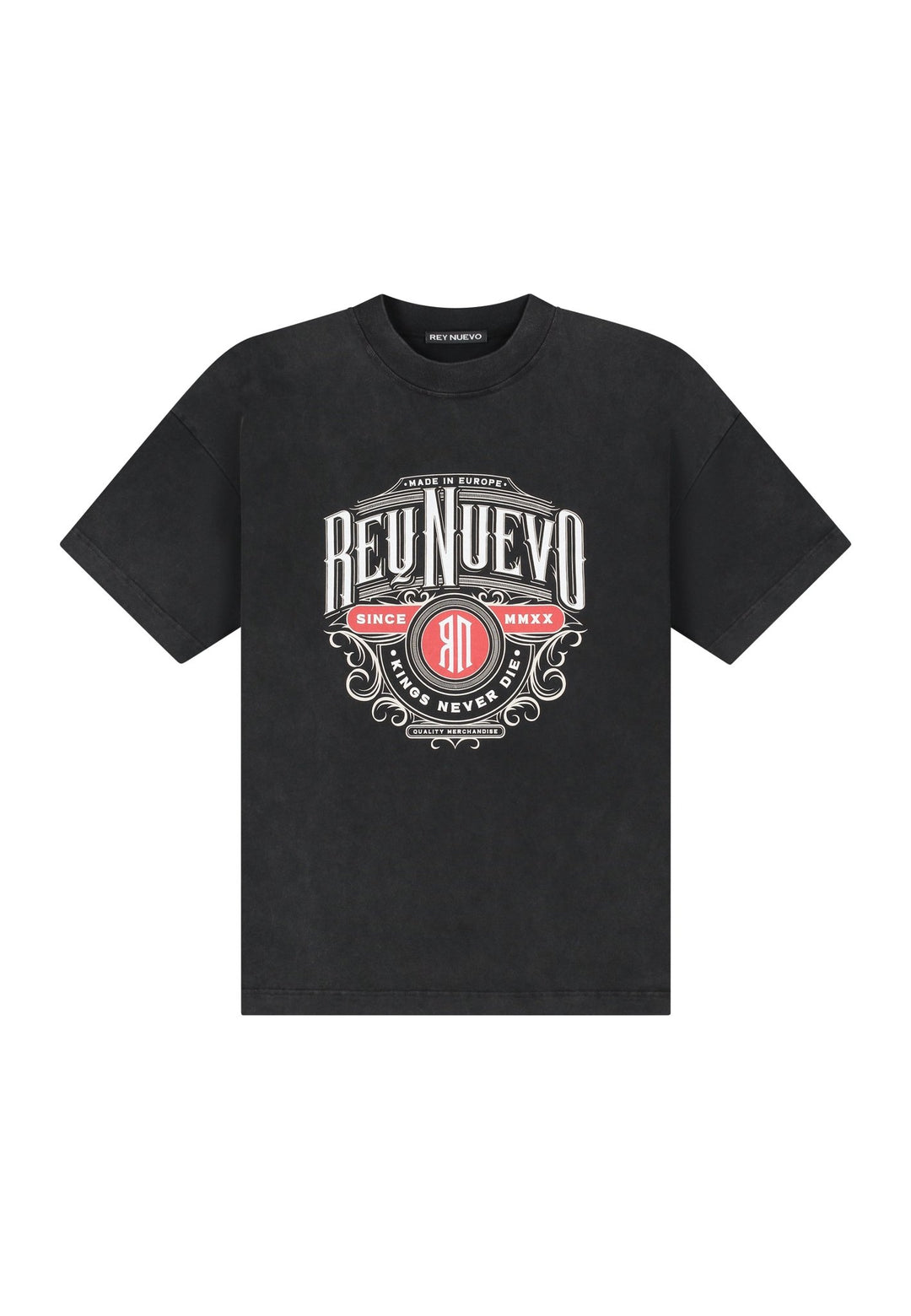 Frequency T-Shirt (Washed Black) - Rey Nuevo Clothing
