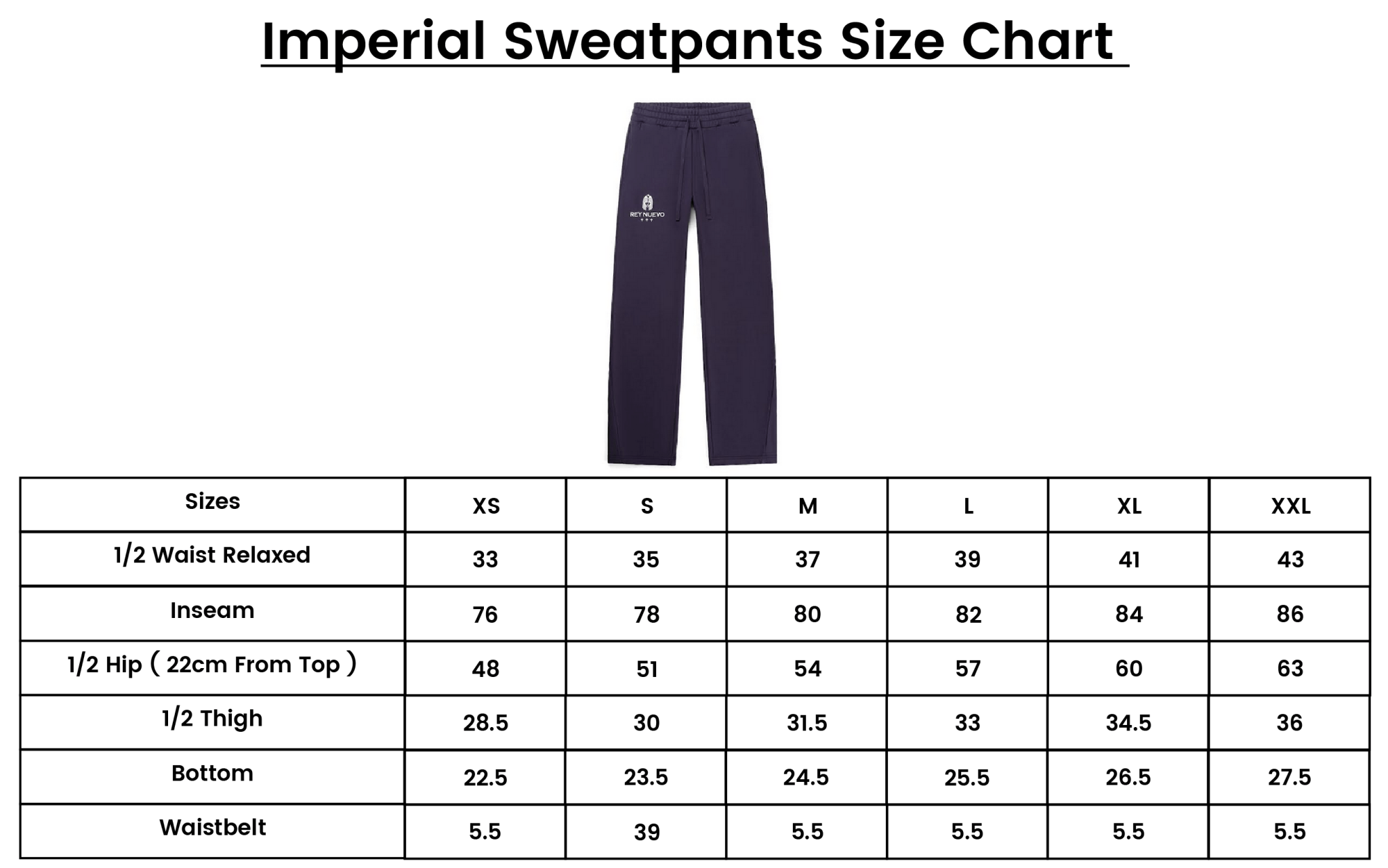 IMPERIAL FLARED SWEATPANTS - Rey Nuevo Clothing