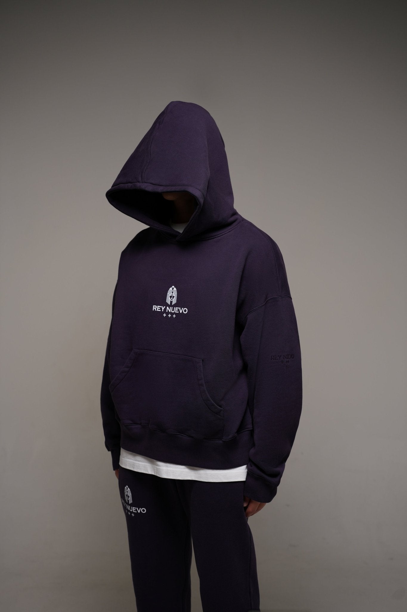 Imperial hoodie (purple) - Rey Nuevo Clothing