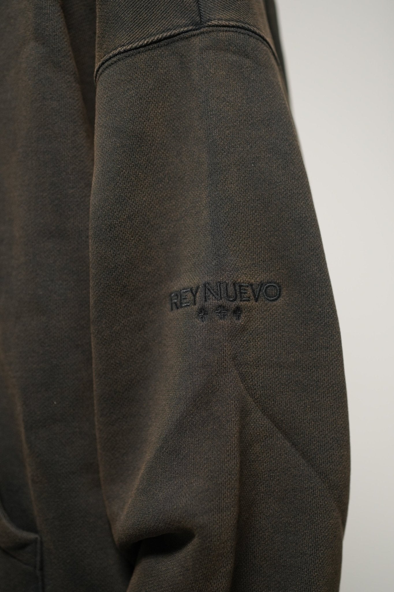 IMPERIAL HOODIE (Washed Black) - Rey Nuevo Clothing