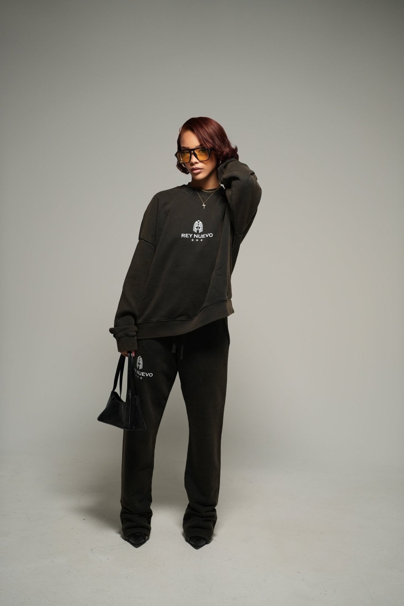 IMPERIAL SWEATERS (WASHED BLACK) - Rey Nuevo Clothing