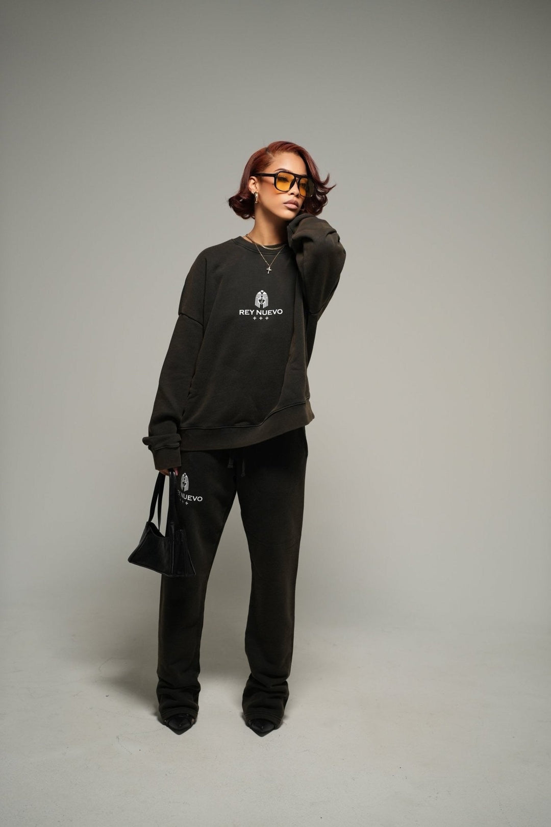 IMPERIAL SWEATERS (WASHED BLACK) - Rey Nuevo Clothing