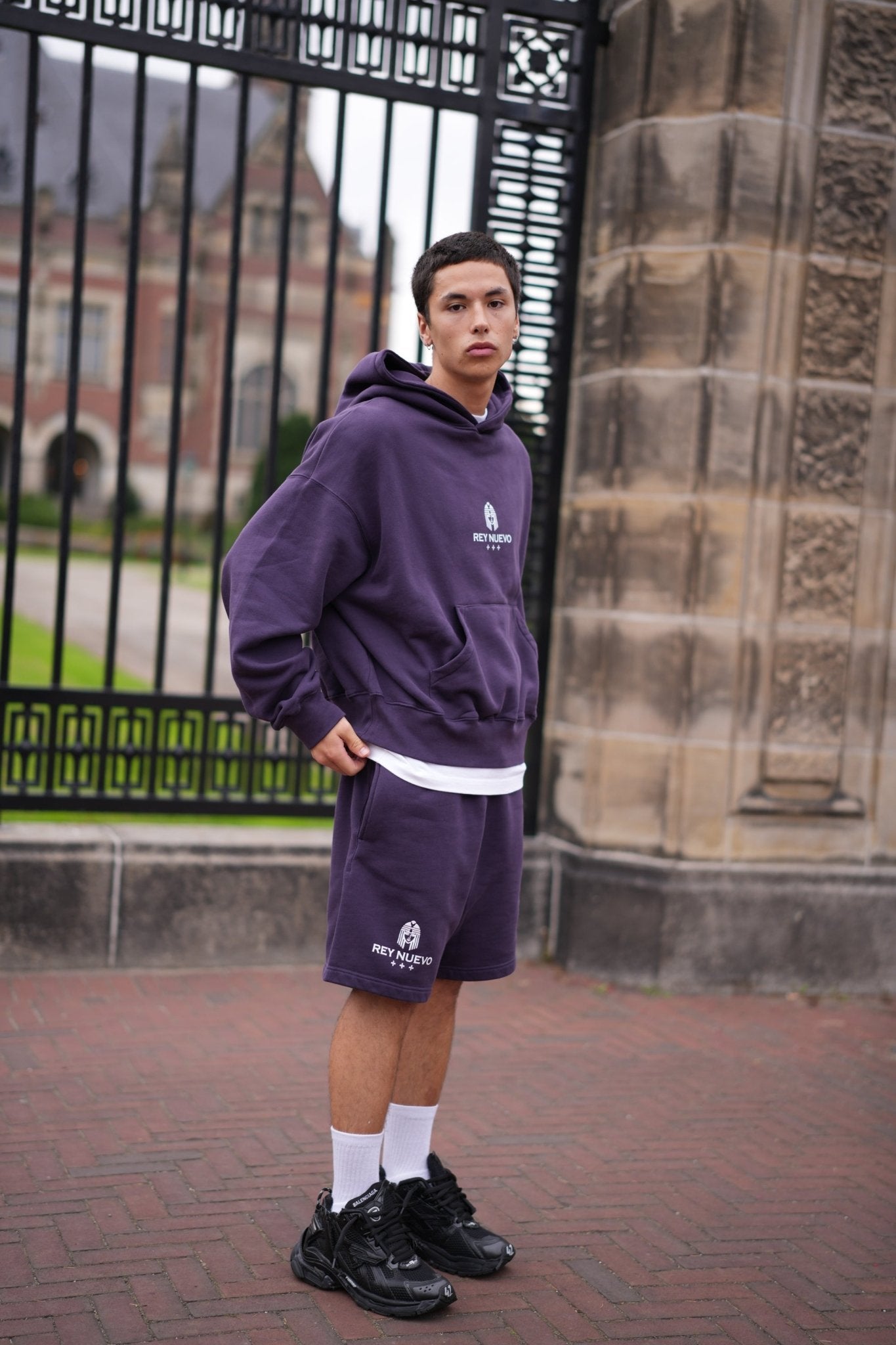 imperial sweatshorts - Rey Nuevo Clothing