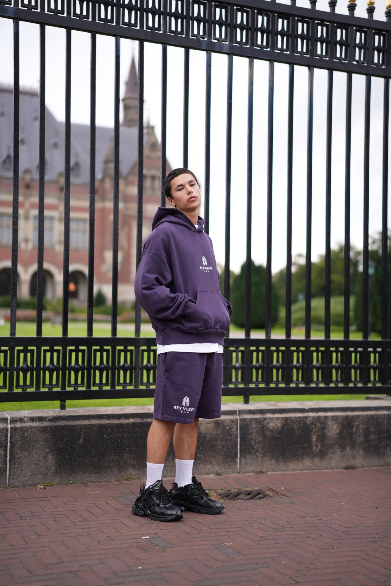 imperial sweatshorts - Rey Nuevo Clothing