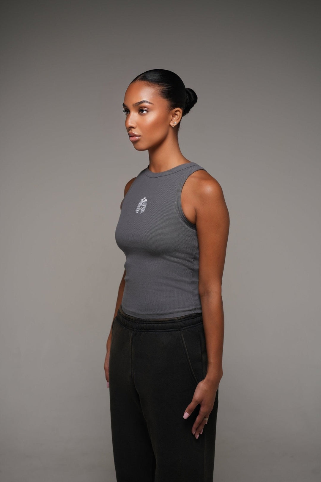 IMPERIAL TANKTOP (GREY) - Rey Nuevo Clothing