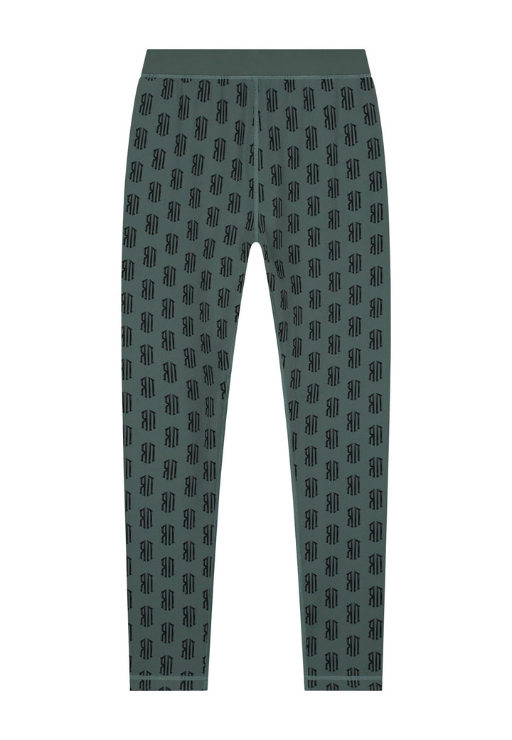 pattern set pants (green) - Rey Nuevo Clothing