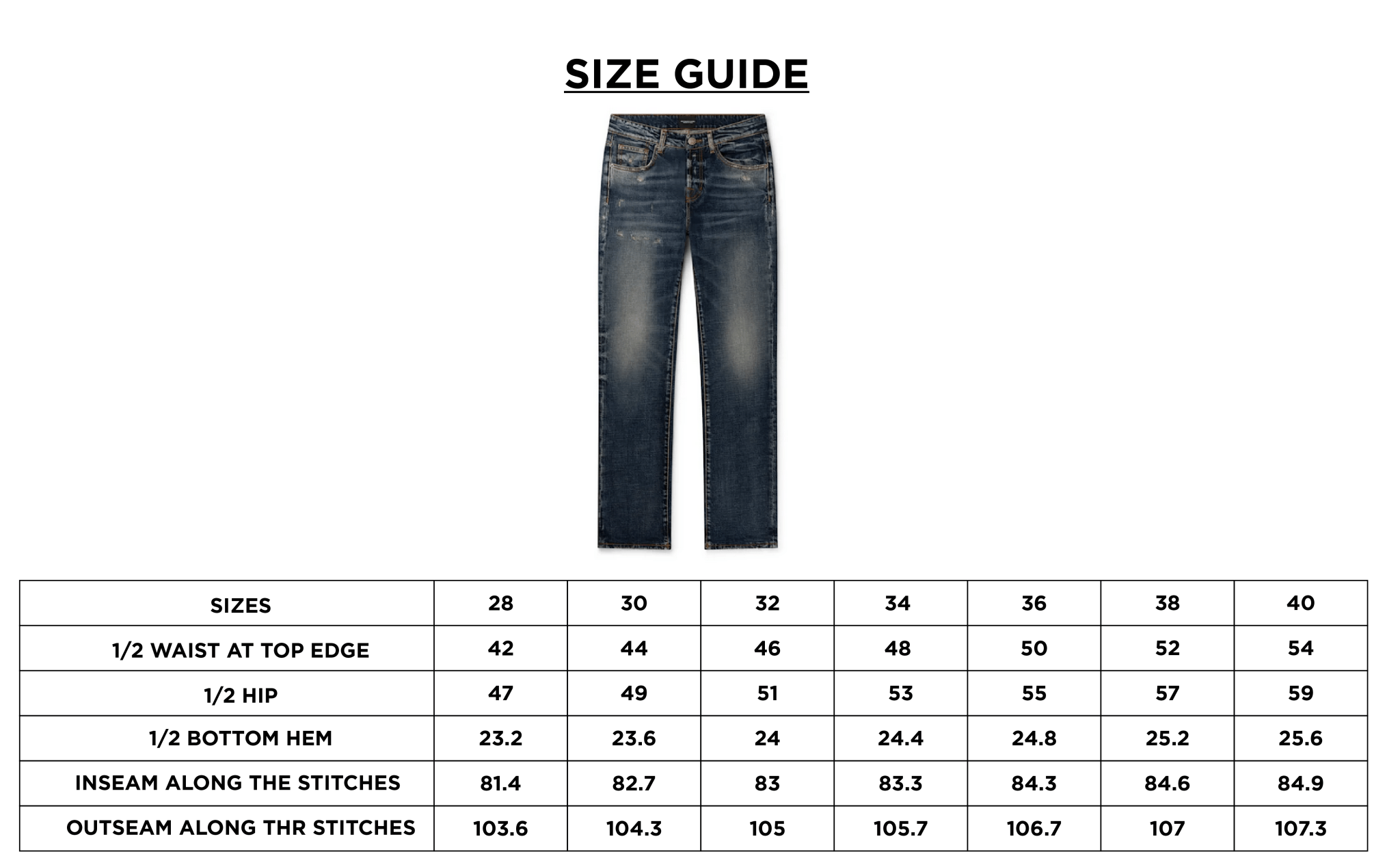 Rey Nuevo Classic Denim Jeans - Rey Nuevo Clothing