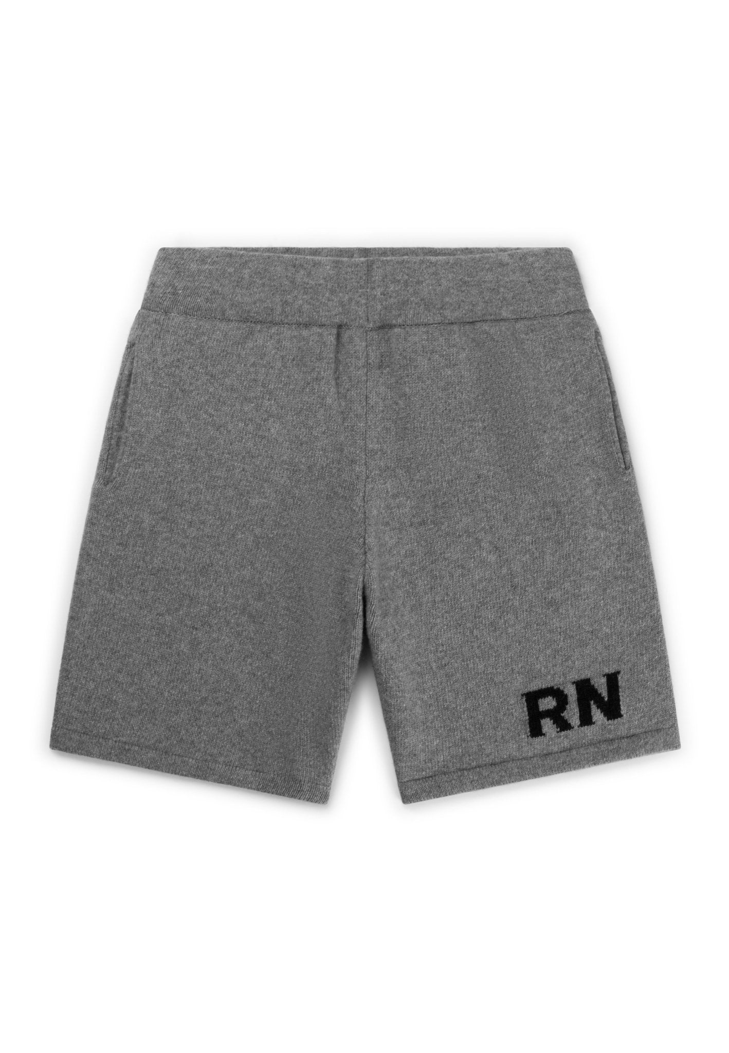 RN KNITTED SHORTS (grey) - Rey Nuevo Clothing
