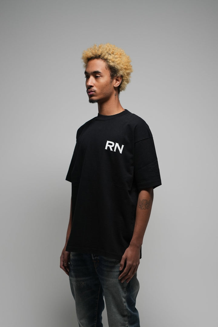 RN T - SHIRT BLACK - Rey Nuevo Clothing